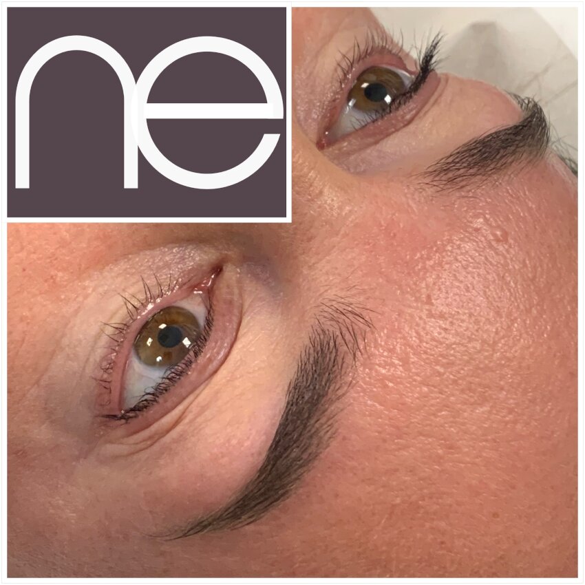 Natural Enhancement Semi Permanent Eyebrows Before And After