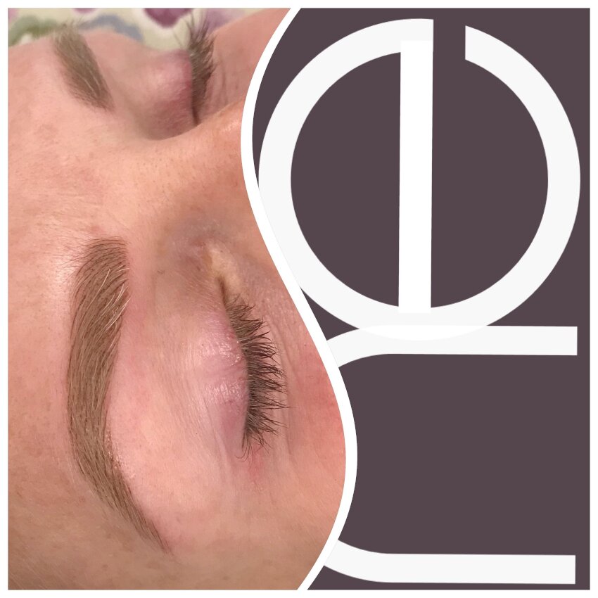 Natural Enhancement Semi Permanent Eyebrows Before And After