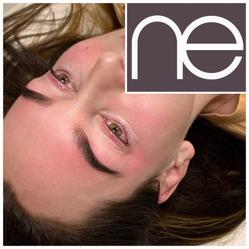 Natural Enhancement Semi Permanent Eyebrows Before And After