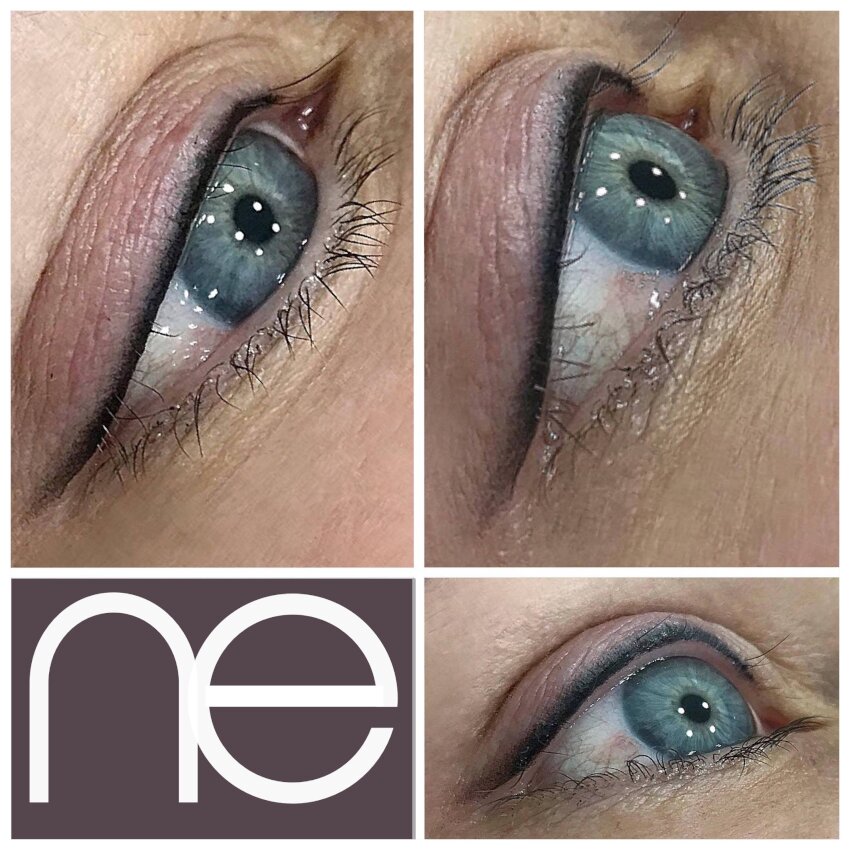 Semipermanent eyeliner tattoo  Permanent makeup before  after  Full  procedure  Eye Design NY  YouTube